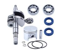 Kit de joint d'étanchéité for vilebrequin de tronçonneuse, anneau de piston, roulement à circlip, adapté for MS170 017 37 mm 1130 030 2000