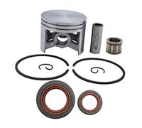 Kit de Joint d'huile de Piston 50 mm Compatible avec la tronçonneuse 044 MS440 (OEM 1128 030 2015) avec axe de Piston de 12 mm et Bague de roulement à Aiguilles