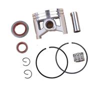 Kit de Joint d'huile de Piston 50 mm Compatible avec la tronçonneuse 044 MS440 (OEM 1128 030 2015) avec axe de Piston de 12 mm et Bague de roulement à Aiguilles