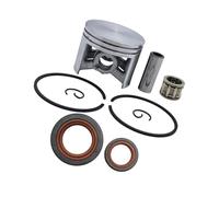 Kit de Joint d'huile de Piston 50 mm Compatible avec Les tronçonneuses 044 MS440, 1128, 030 et 2015 W, Comprenant Un axe de Piston de 12 mm et Une Bague à Aiguilles.