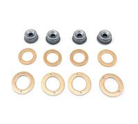 Kit de joint d'injecteur avec bouclier thermique 19077-53650 pour Kubota V1205 V1305 V1505T V1903 V2003E V2003TE V2003TME V2203E V2203ME V2403ME V2403TME V33TME V33 300TE V. Moteur 3600TE 4 cylindres