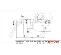 Kit De Joint DP2110.10.1319, Axe De Transmission Pour MERCEDES-BENZ