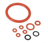 Kit de joint torique en silicone pour machines à café Saeco, pour machines à café GAGGIA et Spidem, joints de bec de sortie de groupe de brassage pour entretien de la série HD8652 EP2220 (rouge/noir)