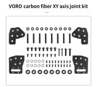 Kit de joint XY en fibre de carbone CNC Structure légère et absorbant les chocs Haute résistance Compatible avec les imprimantes 3D Voro 2.4 /Trident Pièces d'imprimante 3D faciles à installer