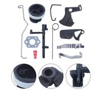 Kit de joints à ressort de déclencheur d'accélérateur compatible avec tronçonneuse Stihl MS180 MS170 018 017, ensemble complet de rechange avec collecteur d'admission, joint de carburateur, grille
