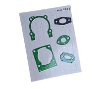 Kit de Joints Compatible avec Les tronçonneuses G3800 3800 1E38F 1E39F 38CC 38 : Joint Remplacement for Cylindre, Carter, carburateur, Pot d'échappement(1 x Gasket Set)