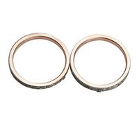 Kit de joints culasse, d'embase, carter d'embrayage, moteur pour Y&amaha XVS650 V Star 1997-2018 Kit joint cylindre(Exhaust Pipe Gasket6)