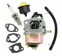 Kit de joints de carburateur avec 3 joints de pompe, amorçage, bouchon de tuyau, kit de remplacement pour tondeuse à gazon pour Einhell GC-PM 46/1 S GC-PM 51/2 S HW HBM 46 R