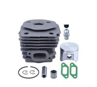 Kit de joints de cylindre de 47 mm et de piston compatible avec les tronçonneuses 359 357 357xp Remplace OEM 537157302 Ensemble de reconstruction de moteur en métal avec palier à aiguille de soupape