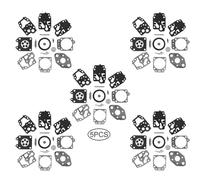 Kit de Joints de réparation de carburateur, 5 pièces, for Walbro K20-WYL série WYL Carb Honda GX22 GX31 Echo Makita Ryobi Stihl tronçonneuse Pièces détachées