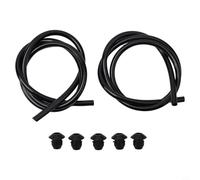Kit de joints de réservoir de carburant avec tuyau de carburant et joints en caoutchouc pour FS85, KM85, FC75, FS76, FS74 - 2 tuyaux (630 × 5 mm), 5 joints (5 × 13 mm) en caoutchouc noir