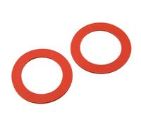Kit de joints de soupape de chasse d'eau de rechange pour toilettes Mansfield 210 et 211, 2 pièces en caoutchouc rouge, 5,1 cm, compatibles avec les modèles Mansfield 201 et 211QU