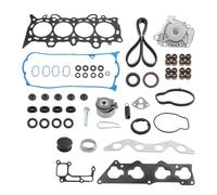 Kit de joints de tête complète pour moteur, Kit de courroie de distribution, pompe à eau 1.7 L L4 gaz D17A1, Compatible avec Civic LX DX 01-05 1,7 l HS26236PT