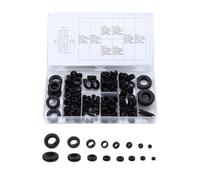 Kit de joints d'étanchéité en caoutchouc, 180 pièces pour fil, prise, câble, rondelle de joint avec assortiment de joints de 6,35 mm, 0,9 cm, 1,2 cm, 1,27 cm, 1,5 cm, 2,5 cm (8 tailles)