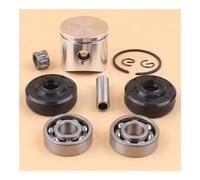 Kit de Joints d'étanchéité for Vilebrequin, roulement à Billes et Segment Piston 38 mm, adapté aux pièces Moteur tronçonneuse 36 136 136LE 137 137e