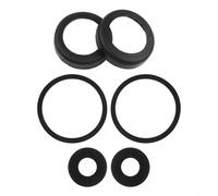 Kit de joints en cuir pour pompe à eau manuelle type 90 - 2 manchons en cuir (90 mm/60 mm OD, 4 mm d'épaisseur) + 4 joints toriques - Cuir de vache et gel de silice - Pièces de rechange pour pompe