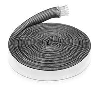 Kit de joints en maille métallique pour barbecue Kamado Joe Grill Classic High Temp en fibre de verre Joint de rechange pour fumoir BBQ Accessoires auto-adhésifs en feutre 381 cm de long