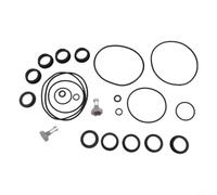 Kit de joints toriques 25013 avec 2 soupapes de libération d'air et plusieurs joints pour pompes à filtre à sable Intex - Pièces de rechange en caoutchouc noir pour réparer les fuites et restaurer la