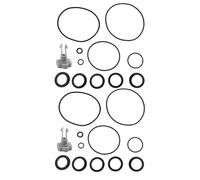 Kit de joints toriques 25013 avec soupapes de libération d'air, joints en caoutchouc robuste pour réparation de fuite, compatible avec les pompes à filtre à sable Intex