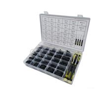 Kit de joints toriques en caoutchouc, assortiment de joints toriques en nitrile haute température pour réparation automobile et plomberie, ensemble de 1540 joints toriques noirs avec 32 tailles dans