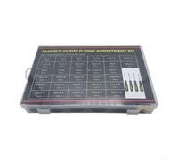 Kit de joints toriques en caoutchouc pour réparation de plomberie automobile et nettoyeur haute pression avec plusieurs tailles dans une boîte de rangement robuste