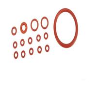 Kit de joints toriques en caoutchouc Silicone for Machine à café Krups, 15 pièces de rechange rouges for bec de groupe de brassage et eau