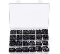 Kit de joints toriques industriels en nitrile 950 pièces avec 20 tailles courantes pour joints d'étanchéité dans la plomberie automobile et l'assemblage d'équipements (990 pièces)