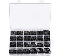 Kit de joints toriques industriels en nitrile 950 pièces avec 20 tailles pour les tâches d'étanchéité dans la plomberie automobile et la réparation d'équipements (990 pièces)
