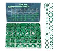 Kit De Joints Toriques Pour Climatisation Automobile - 595 Pièces Accessoires De Réparation Auto Résistants À L'Usure - Ensemble Assortiment Joints Toriques Climatisation | Pour Raccordement Eau Et Ré
