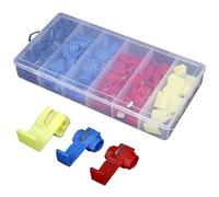 Kit De Jonction À Fil Rapide - 65pcs Connect Terminaux Électriques Rapides, Jeu De Branche De Câblage À Gamme Complète | Connecteurs Clip Sur Sans Bande Pour Véhicules, Bateau, Travaux De Circuit