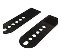 Kit de Jonction pour Sommiers Universel - Système Breveté avec Velcros Mâle/Femelle - Transformez deux lits simples en un lit double - Encoches Adaptables à Tous Types de Sommiers - Lot de deux sets
