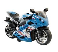 Kit de jouet de moto, jeu de kit de modèle de moto : le modèle de jeu de jouets de lumière sonore présente un design avancé du son et de la lumière, avec un son authentique du moteur et | Jugu