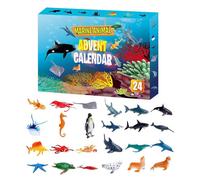 Kit De Jouets Animaux Marins, Compte À Rebours De Noël 24 Jours, Calendrier De L'Avent, Bricolage, Accessoires, Cadeaux Surprises