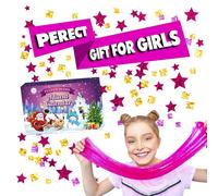 Kit De Jouets Anti-Stress De L'avent, Kit De Fabrication De Cristal, Compte À Rebours De Noël 24 Jours, Cadeau Surprise, Figurine En Relief