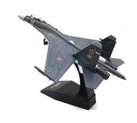 Kit de Jouets d'avion modèle à l'échelle 1/100, Avion de Chasse Russe Fulcrum Flanker SU 35 en Alliage métallique, Collection de Jouets Avion moulé sous Pression