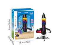 Kit de jouets de lancement de fusée - Projectile pour enfant avec parachute | Activité de jeu de sport d’apprentissage des sciences | Jouet de lancement de fusée avec Parachute pour l'interaction Par