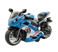 Kit de jouets de moto | Sound and Light comprend un kit de figurines jouet avec une construction durable pour la création de temps de jeu | Mini moto de jouet à moteur alimenté avec du son et de la lu