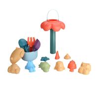 Kit De Jouets De Sable En Plastique, Ensemble De Pelle À Pelle À Seau, Outil De Creuser Du Sable, Jouet D'Eau Pour L'Extérieur, Coordination ¿Il-Main Pour Les 2, 3 Et 4 Ans