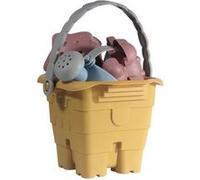 Kit de jouets de sable pour bébé 6 pièces multicolore - seau Toni jaune - Kindsgut jaune