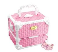 Kit De Jouets D'habillage, Jouets De Maquillage De Jeu De Rôle Pour Pour Petites Filles, Comprend Un Étui De Rangement, Mobilité De Voyage, 20 Cm, 19 Cm, Pour Les Vraies Filles Princesses