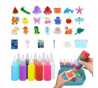 Kit de jouets en gel d'eau : kit créatif moyen SixteenPointFiveByFourteenByThirteenPointFiveCentimeter Composition de gel en poudre, activité de modélisation d'imagination, loisirs de mélange