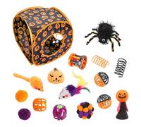 Kit de Jouets pour Chats - Tunnel Pliable Thématique, Balles et Accessoires | Amusement Intérieur pour Animaux, Ensemble Ludique Stimule Instinct Chasse, Idéal pour Kittens, Chatons Actifs et Chiens