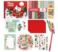 Kit de journal DIY pour filles, kit de journal Joyeux Noël, ensemble scrapbooking avec autocollants, fournitures scrapbooking et pour anniversaire d'enfant, DIY N