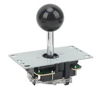 Kit de Joystick D'Arcade Plug and Play, Aucun Pilote Nécessaire, Câble USB séparé, Boule Amovible, Matériau Durable, pour Pièces de Rechange DIY (Black)