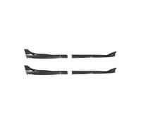 Kit De Jupe Latérale Voiture ABS 4 Pièces Accessoires Becquet Aspect Carbone Noir Brillant pour Tesla pour Modèle 3 2021 2022 2023 Jupe Latérale(Split Carbon Look)