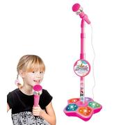 Kit de karaoké pour Enfant - Ensemble de karaoké Multifonction avec Spielzeug, Strapazierfähiges Singen Playset Mit Licht Effekten, Robuste Unterhaltungsgerät Für Mädchen | Idéal pour fête de