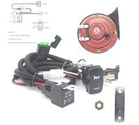 Kit de klaxon universel UTV pour klaxon RZR 12 V avec interrupteur à bascule à bouton compatible avec Polaris RZR XP 1000, Ranger, Honda Pioneer Talon, Can Am Maverick X3, Yamaha Rhino, Arctic Cat