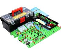 Kit De Laboratoire Physique, Électricité Et Électromagnétisme Avec Système Fiche Banane - Ensemble Complet For Plus 30 Expériences