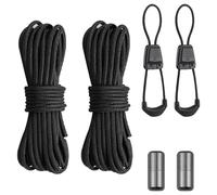 Kit de lacets pour Salomon, kit de lacets Quicklace, lacets de rechange sans nœud pour le sport et les chaussures de plein air, système de fermeture rapide pour hommes et femmes, ajustement rapide et