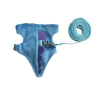 Kit De Laisse Et Harnais pour Lapin - Ensemble Harnais Ajustable pour Petits Lapins avec Laisse - Vêtements Doux Confortable Accessoires Furets pour Chaton Chinchilla Aventure Extérieur